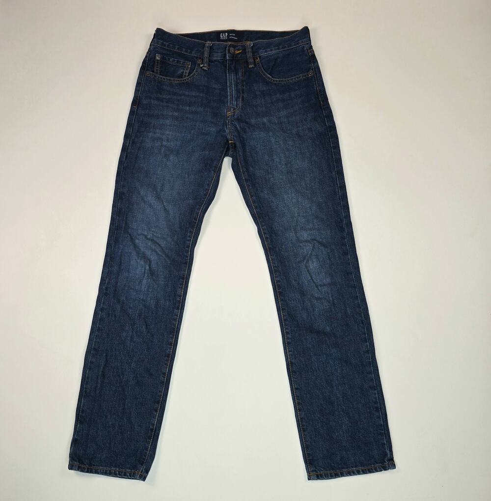 Old Navy Denim Straight Leg Jeans Dark Wash Mens Size 28x30 Blue